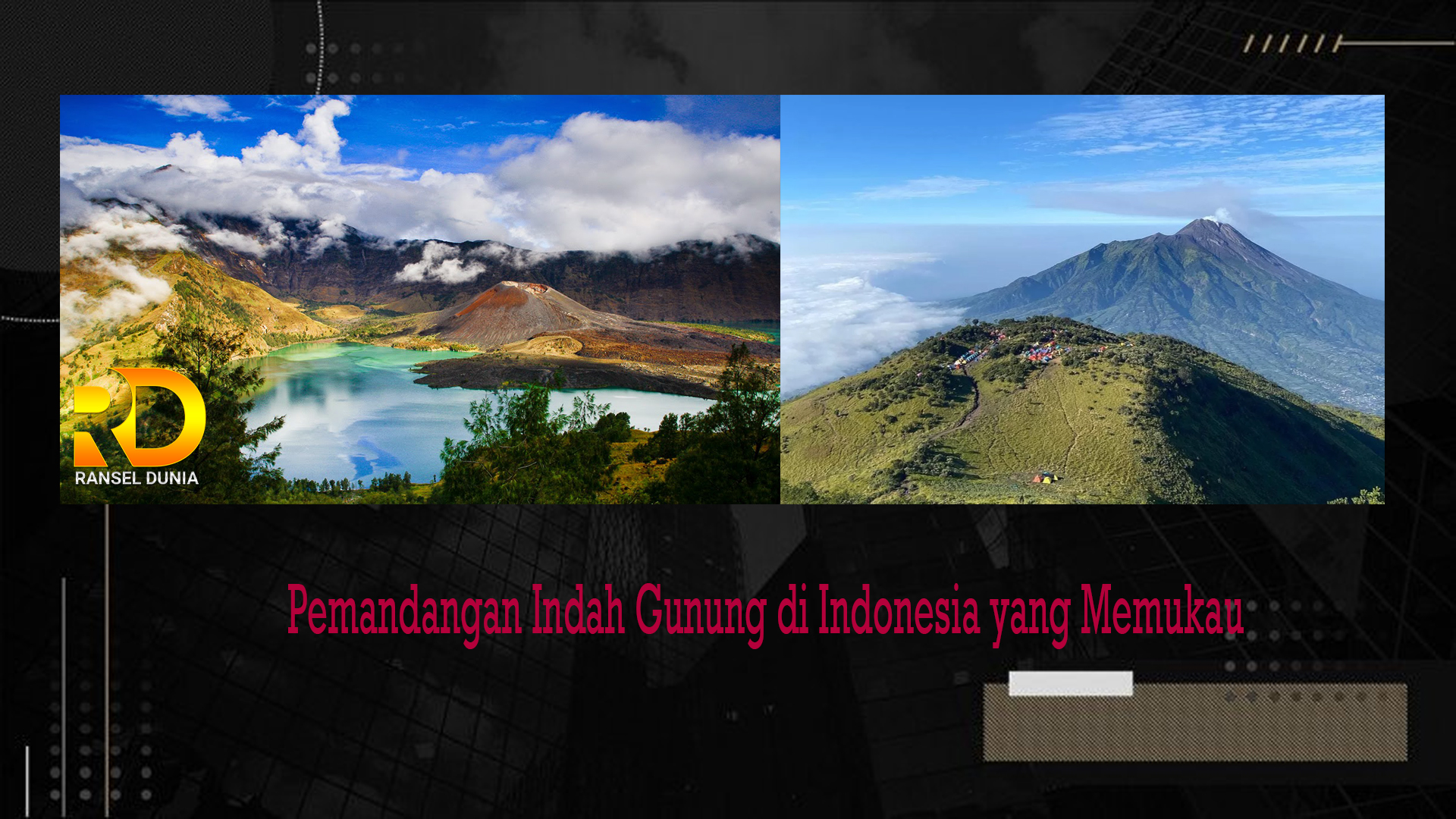 Pemandangan Indah Gunung